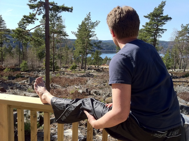 Stretching i påskesola