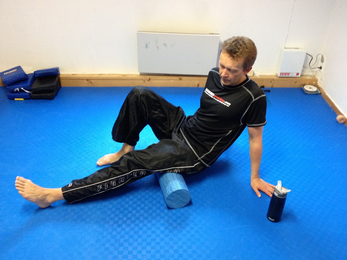 Stretching med foam&nbsp;roller