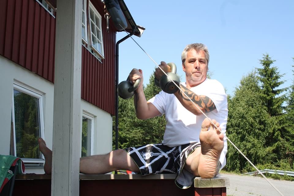 Første ferske fangst med sommerens stretchingbilder :)